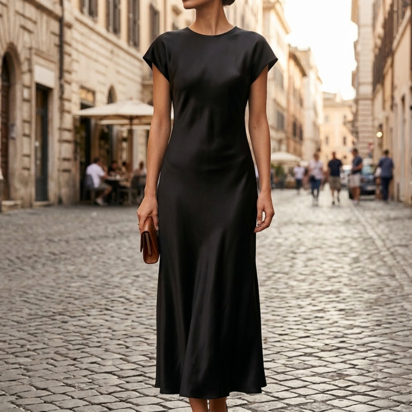 Ladies Classic Fit Knee Length Casual Day Dress