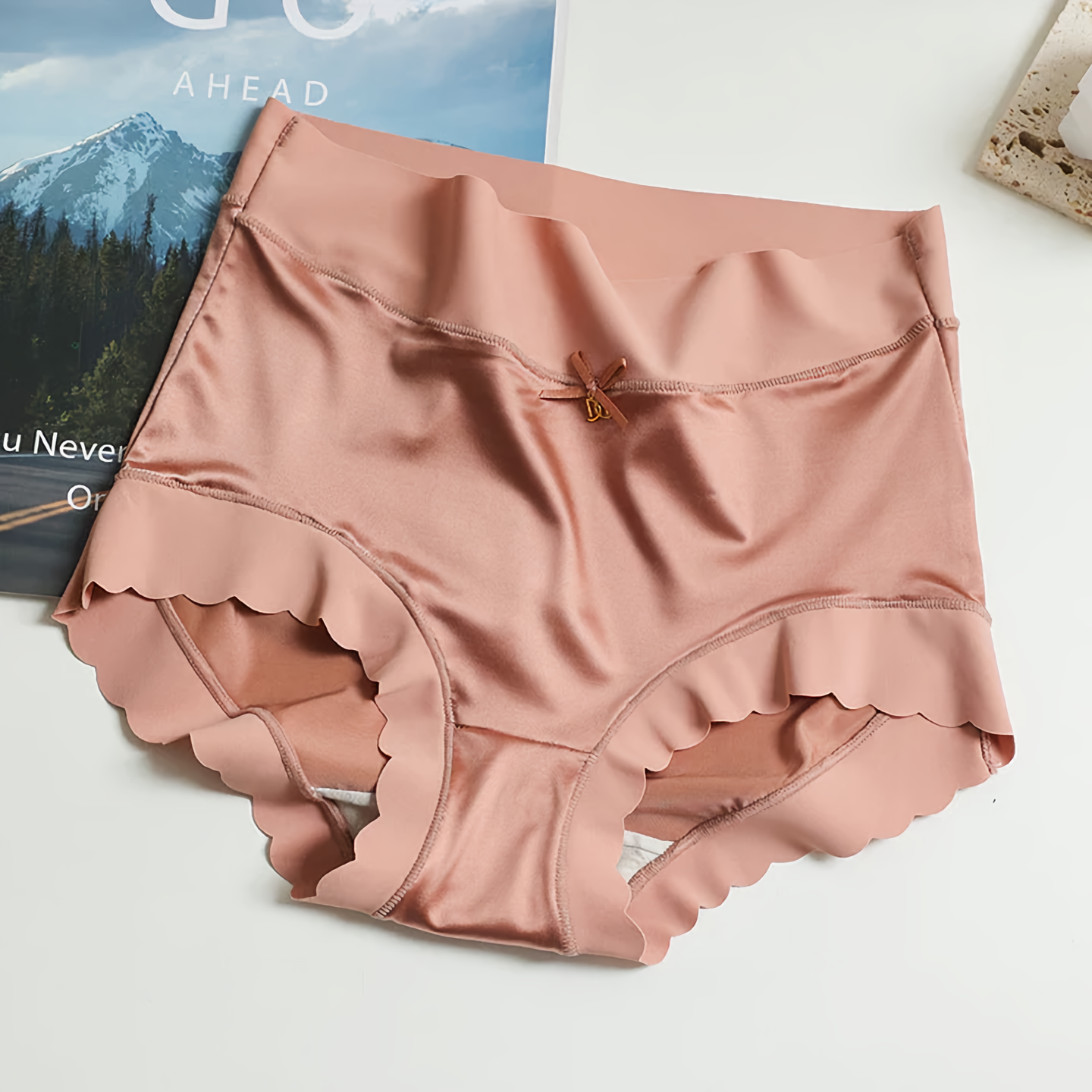 Soft Women's 5-Piece Satin Lingerie Underwear Set