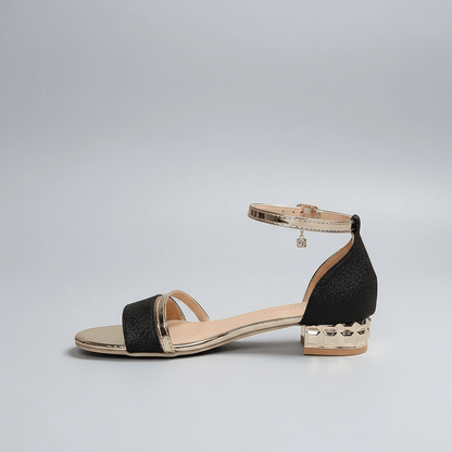 Elegant High Heel Sandals with Ankle Buckle