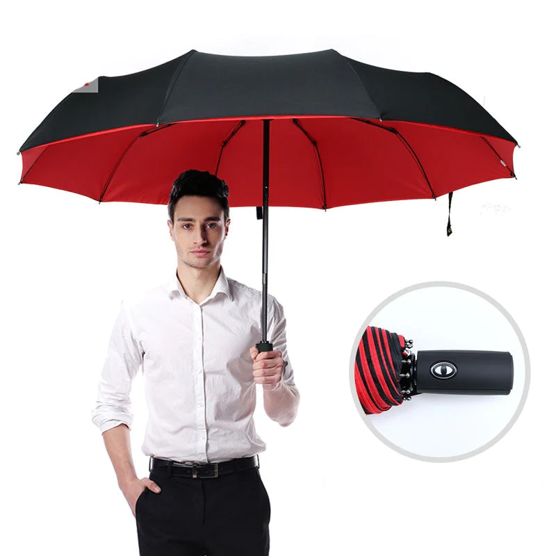 Heavy Duty Waterproof Storm Umbrella - OutfitLondon