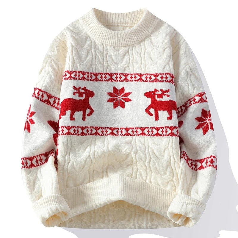 Women's Cashmere Sweater Thick Warm Beige