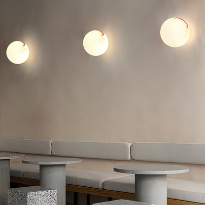Soft White Round LED Wall Light Fixture