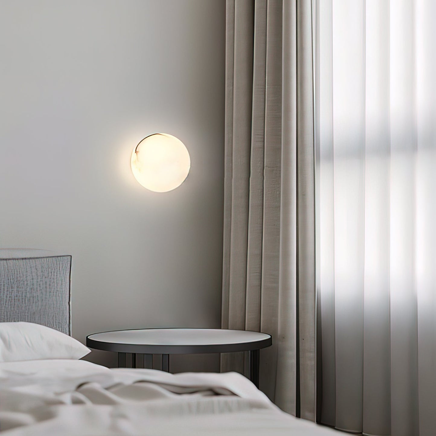 Soft White Round LED Wall Light Fixture