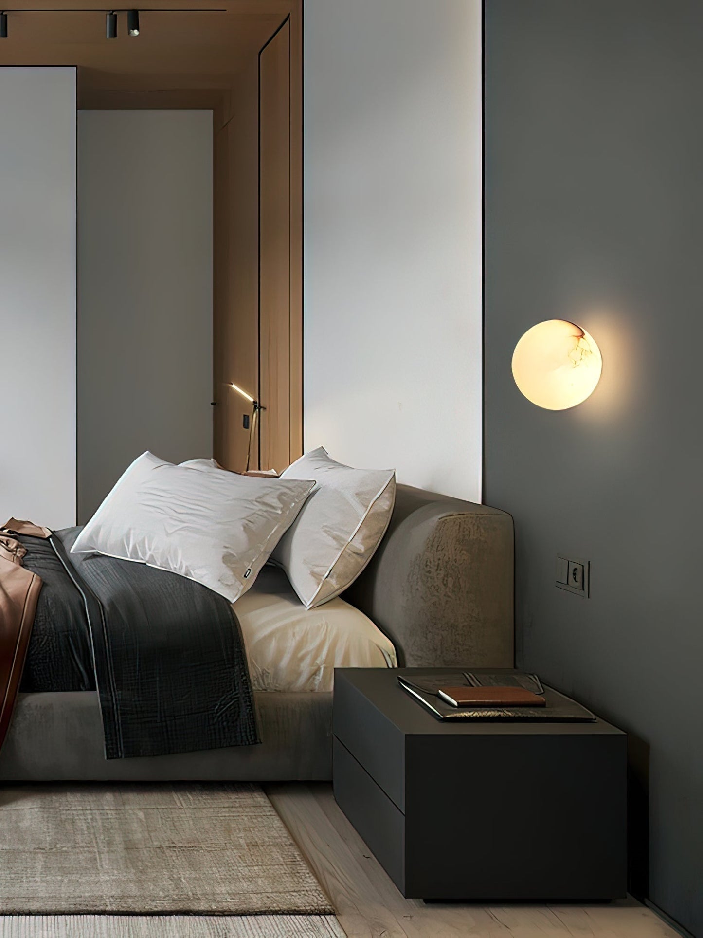 Soft White Round LED Wall Light Fixture