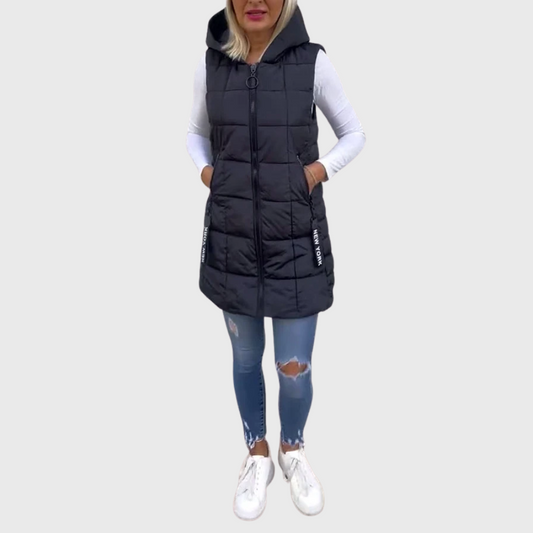 Women's Stylish Quilted Vest Winter Jacket - OutfitLondon