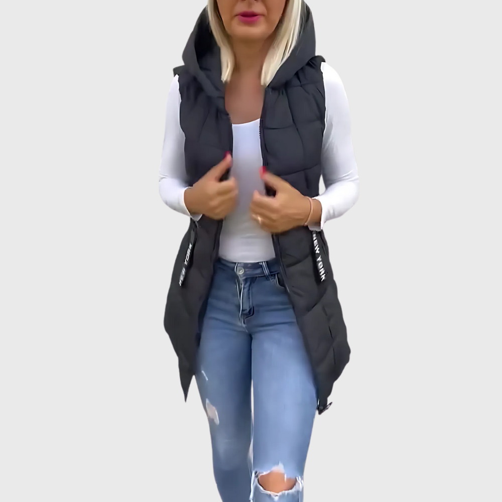 Women's Stylish Quilted Vest Winter Jacket