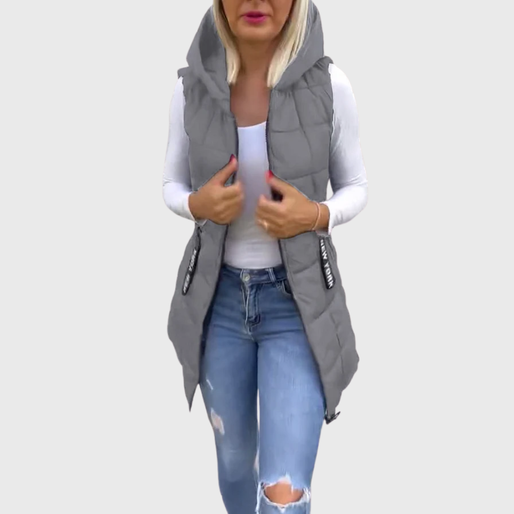 Women's Stylish Quilted Vest Winter Jacket