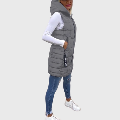 Women's Stylish Quilted Vest Winter Jacket