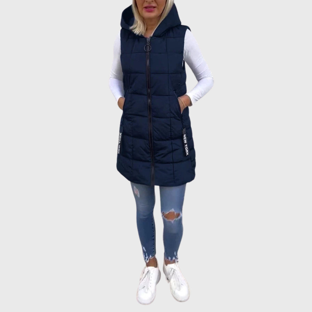 Women's Stylish Quilted Vest Winter Jacket