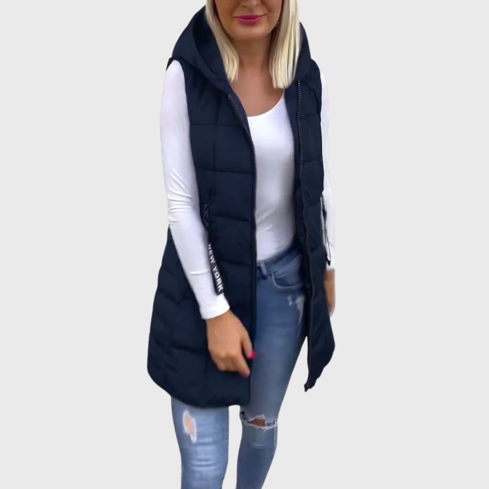 Women's Stylish Quilted Vest Winter Jacket