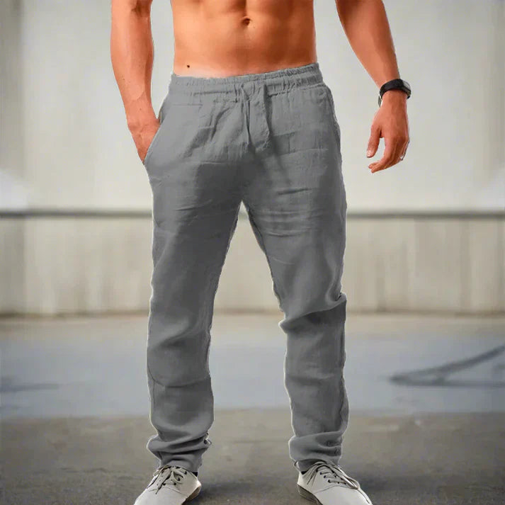 Lightweight Beige Summer Pants