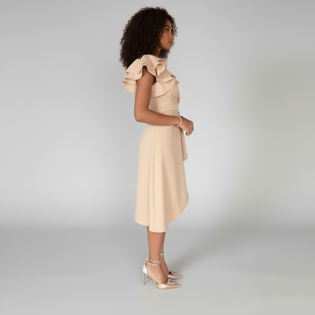 Chic Lace Wedding Party Dress