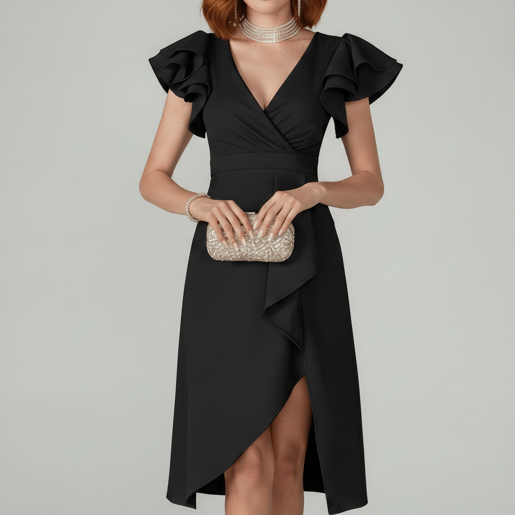Chic Lace Wedding Party Dress