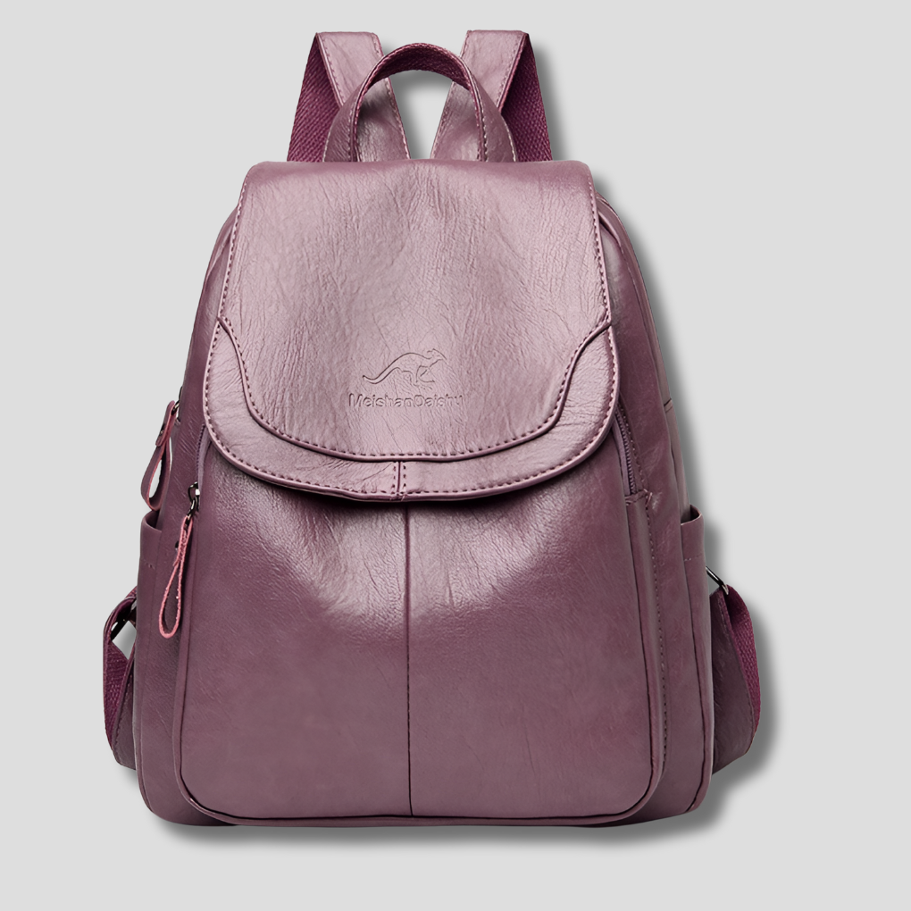 Women's Leather Anti-Theft Backpack