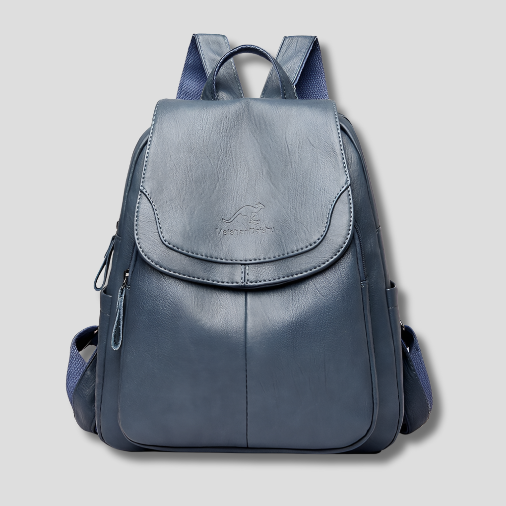 Women's Leather Anti-Theft Backpack