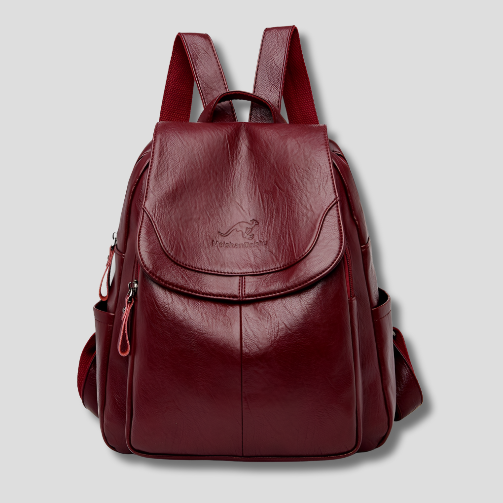 Women's Leather Anti-Theft Backpack