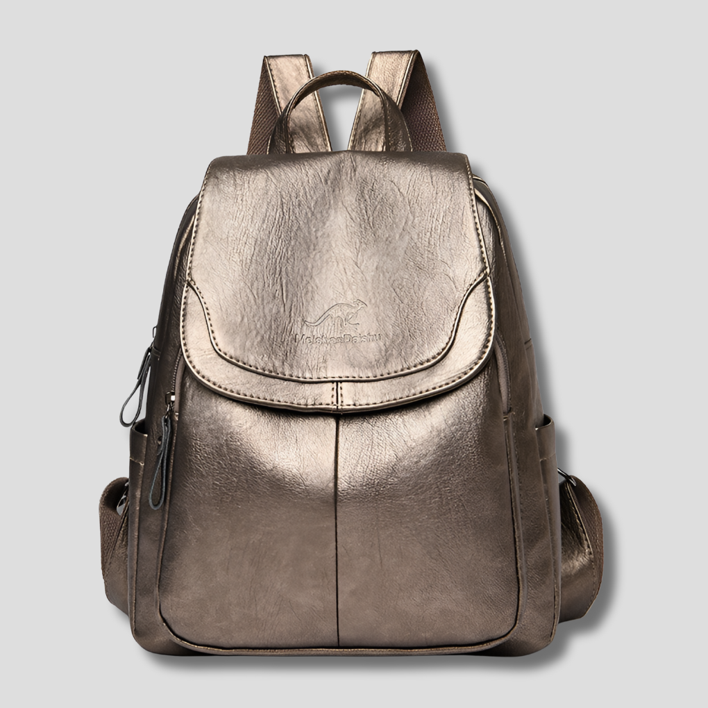 Women's Leather Anti-Theft Backpack