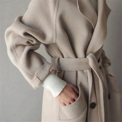 Women's Long Wool Coat