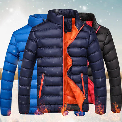 Warm Water Resistant Puffer Jacket for Men