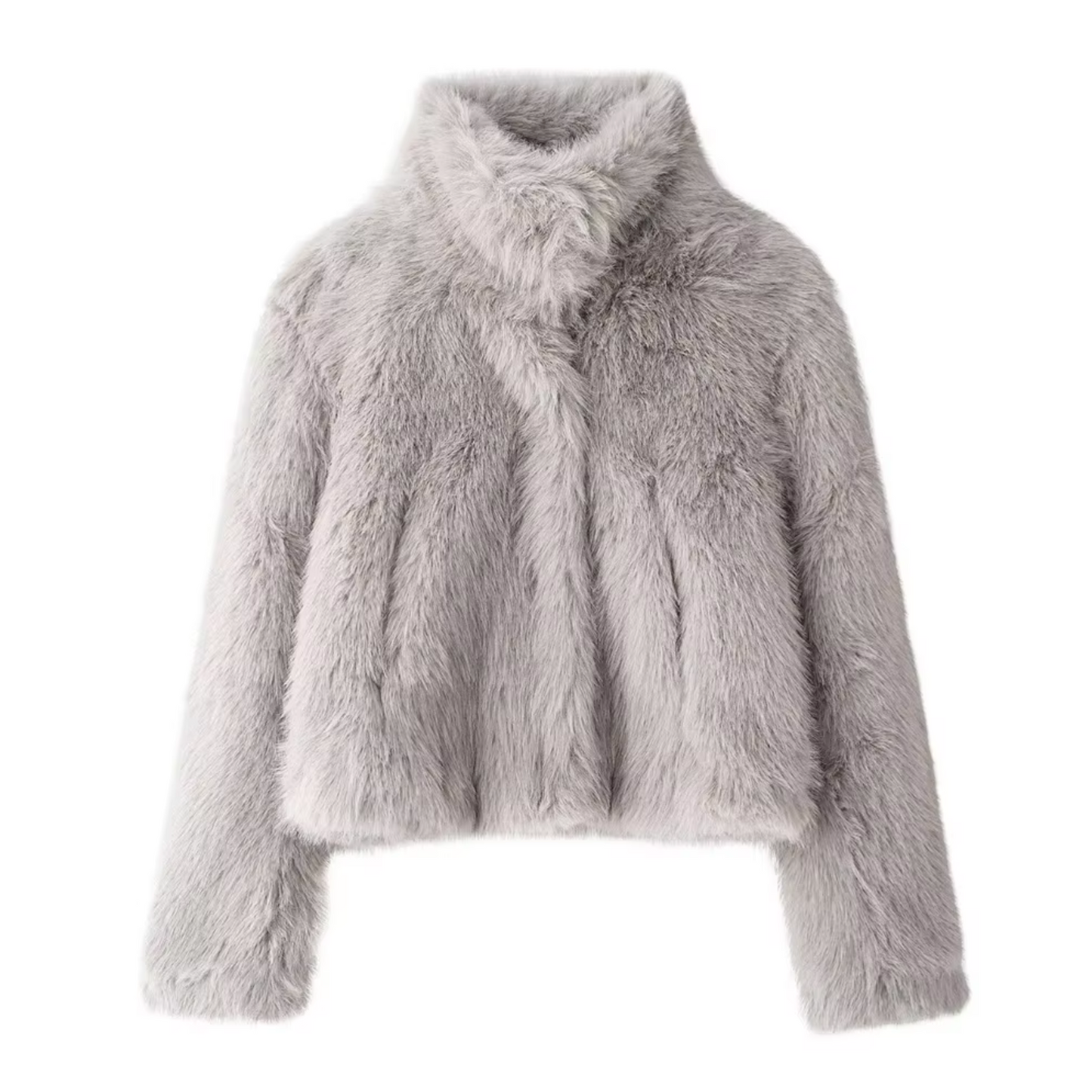Women's Fur Turtleneck Jacket