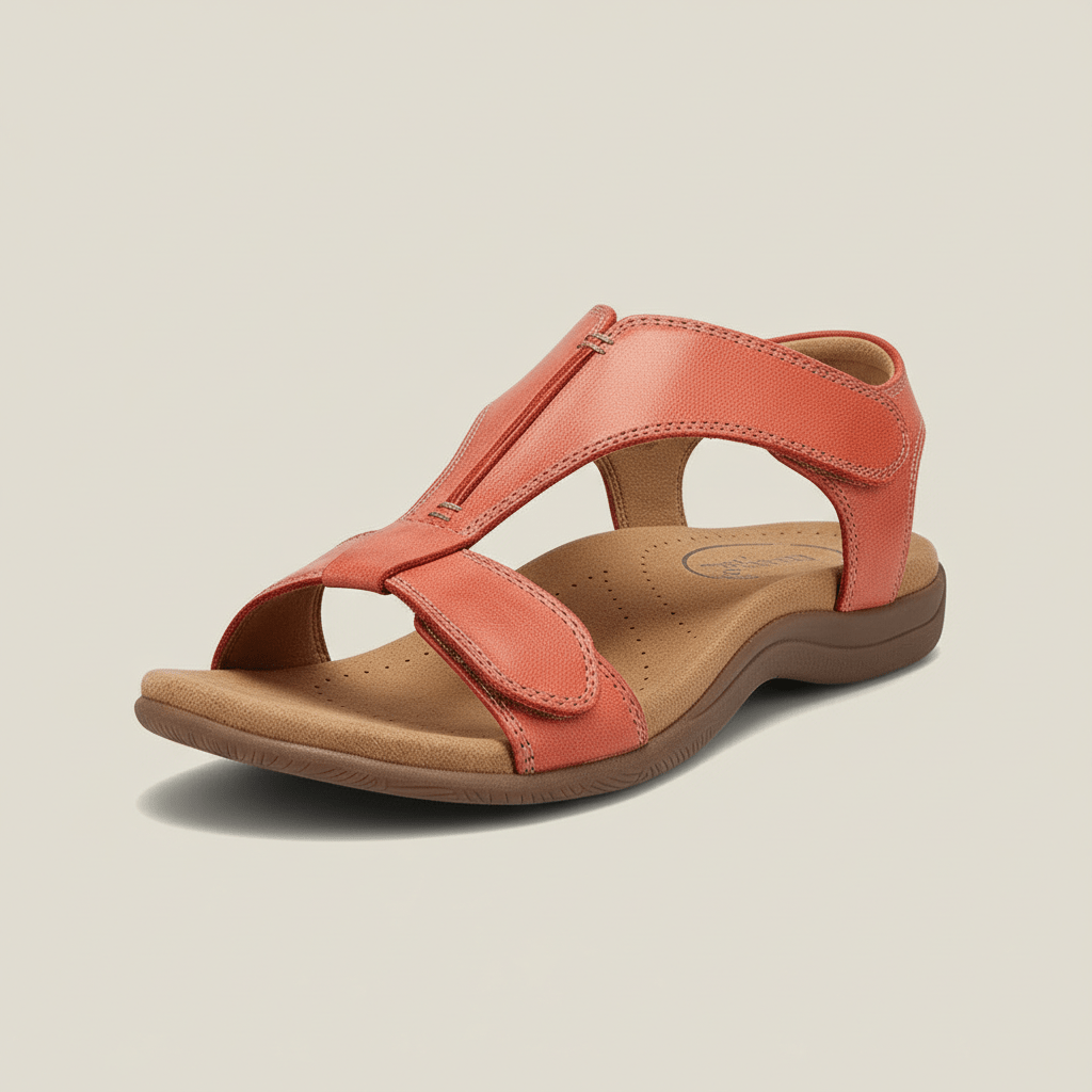 Easy Fit Velcro Strap Comfort Sandals - OutfitLondon