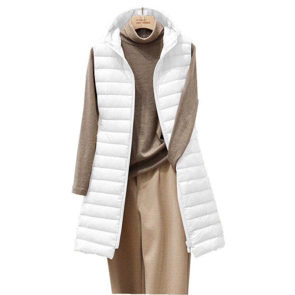 Warm Quilted Hooded Women's Winter Coat
