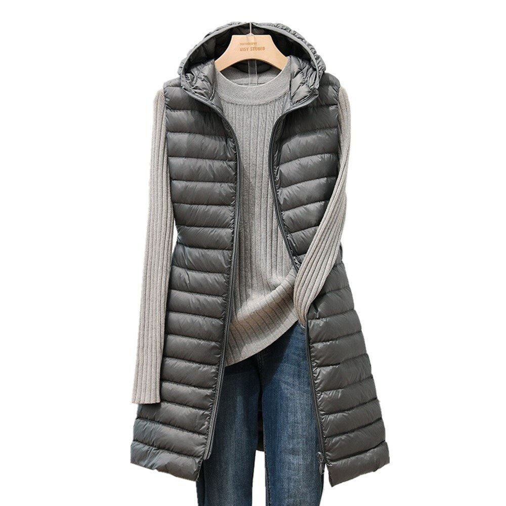 Warm Quilted Hooded Women's Winter Coat