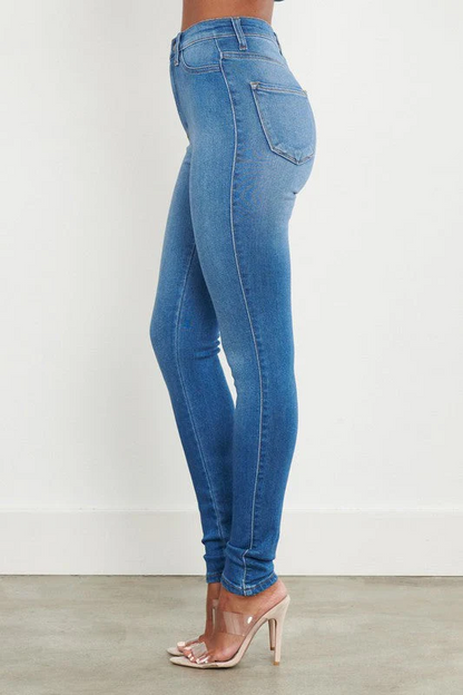 Slim Fit High Waist Women's Jeans