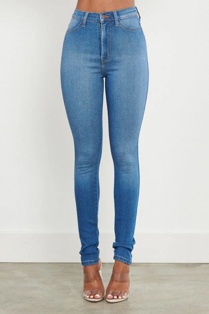 Slim Fit High Waist Women's Jeans
