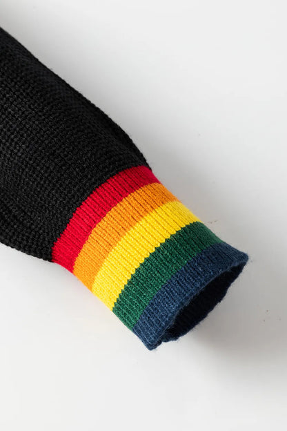 Colorful Women's Festive Knit Sweater