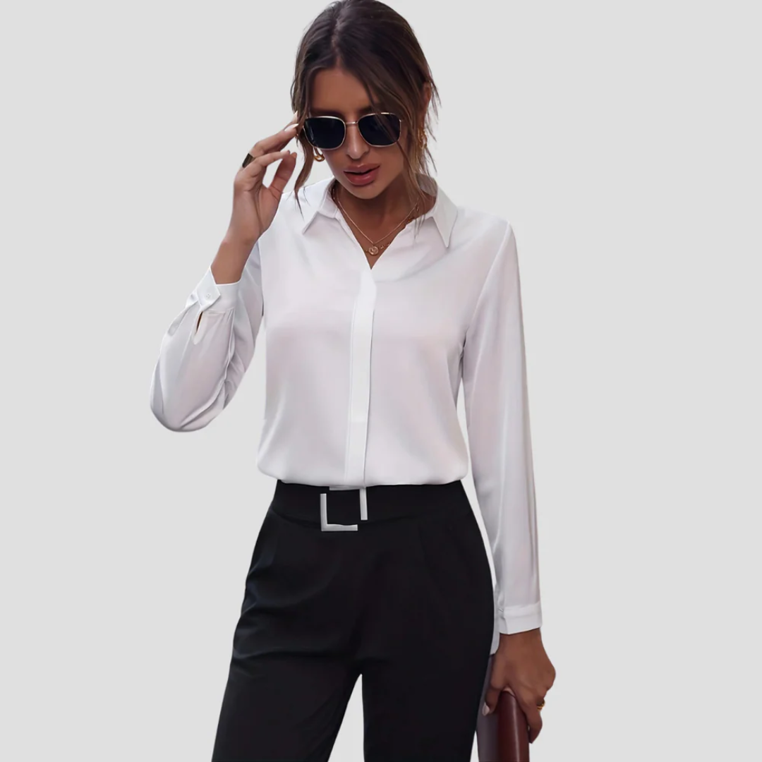 Elegant Ladies Long Sleeve Party Top