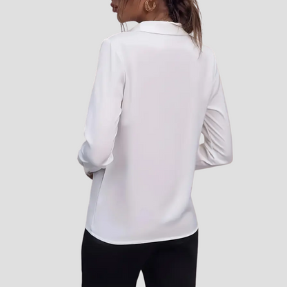 Elegant Ladies Long Sleeve Party Top