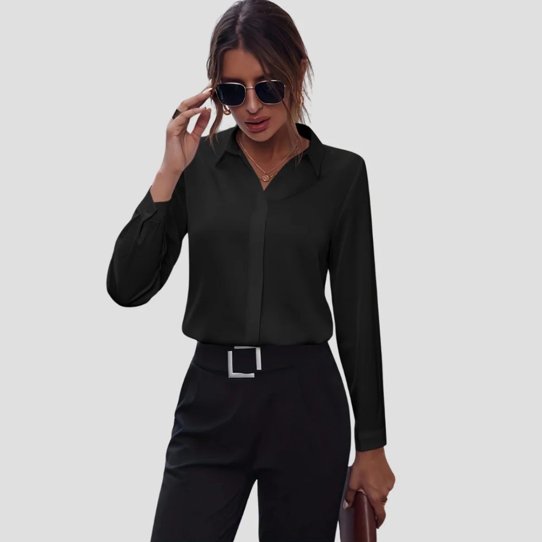 Elegant Ladies Long Sleeve Party Top
