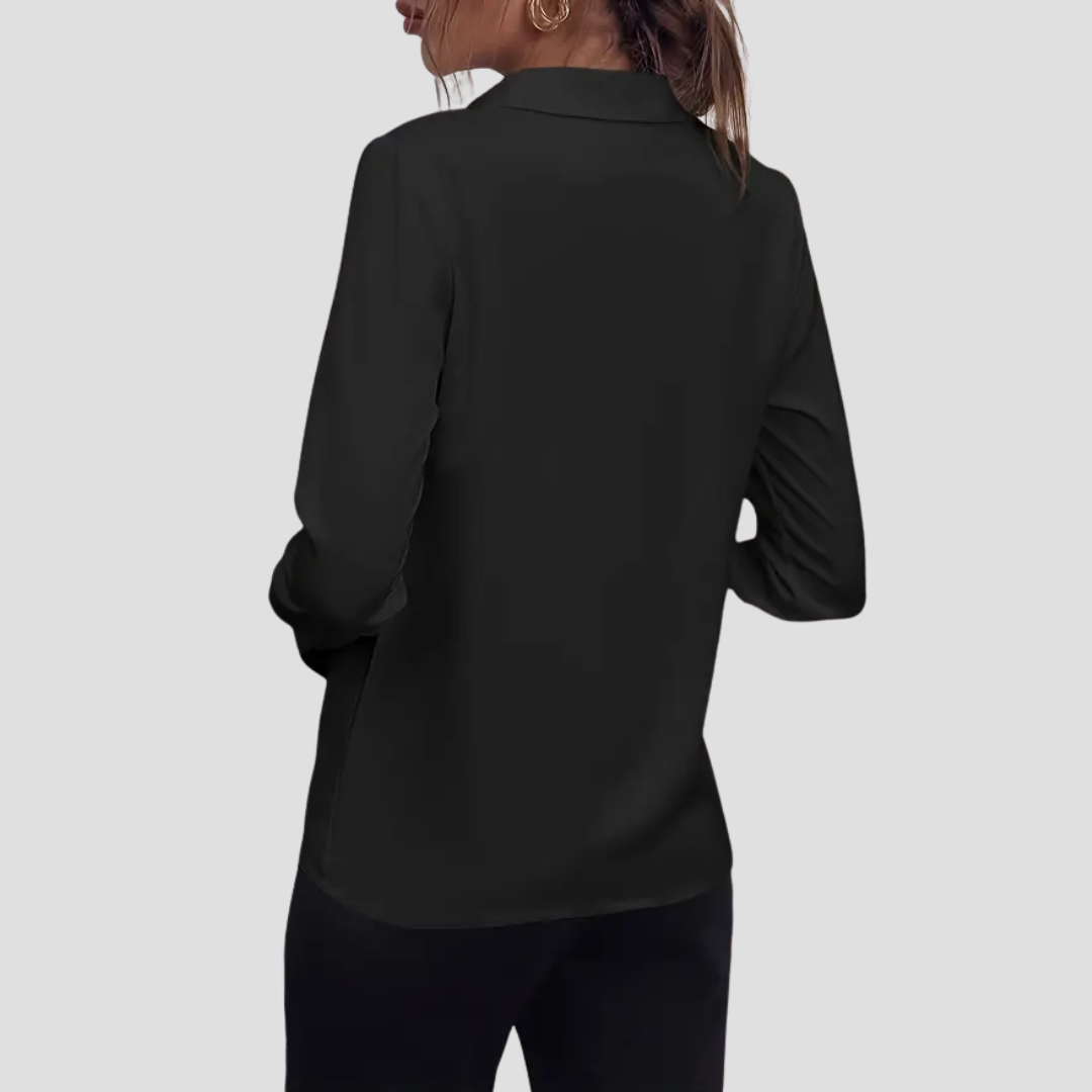 Elegant Ladies Long Sleeve Party Top