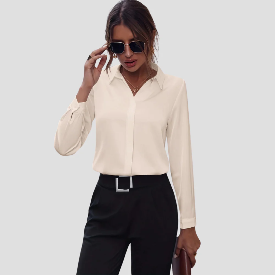 Elegant Ladies Long Sleeve Party Top