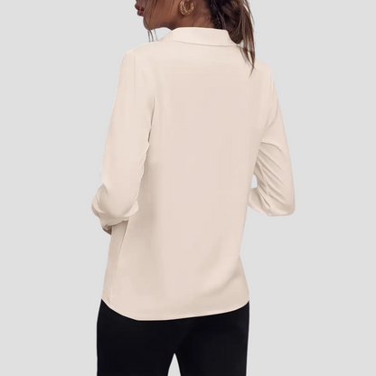 Elegant Ladies Long Sleeve Party Top