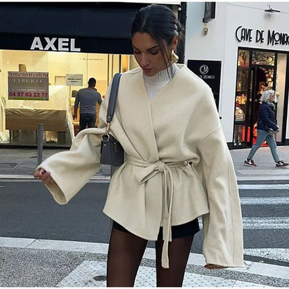 Premium Large Womens Winter Coat with Belt