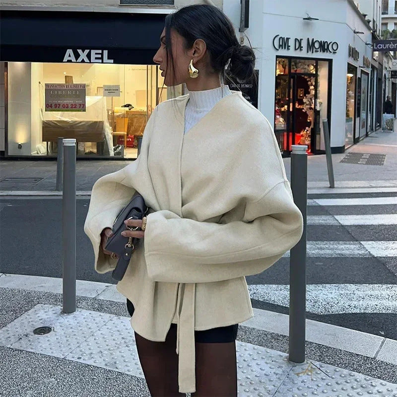 Premium Large Womens Winter Coat with Belt