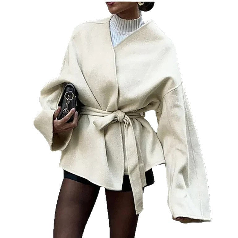 Premium Large Womens Winter Coat with Belt
