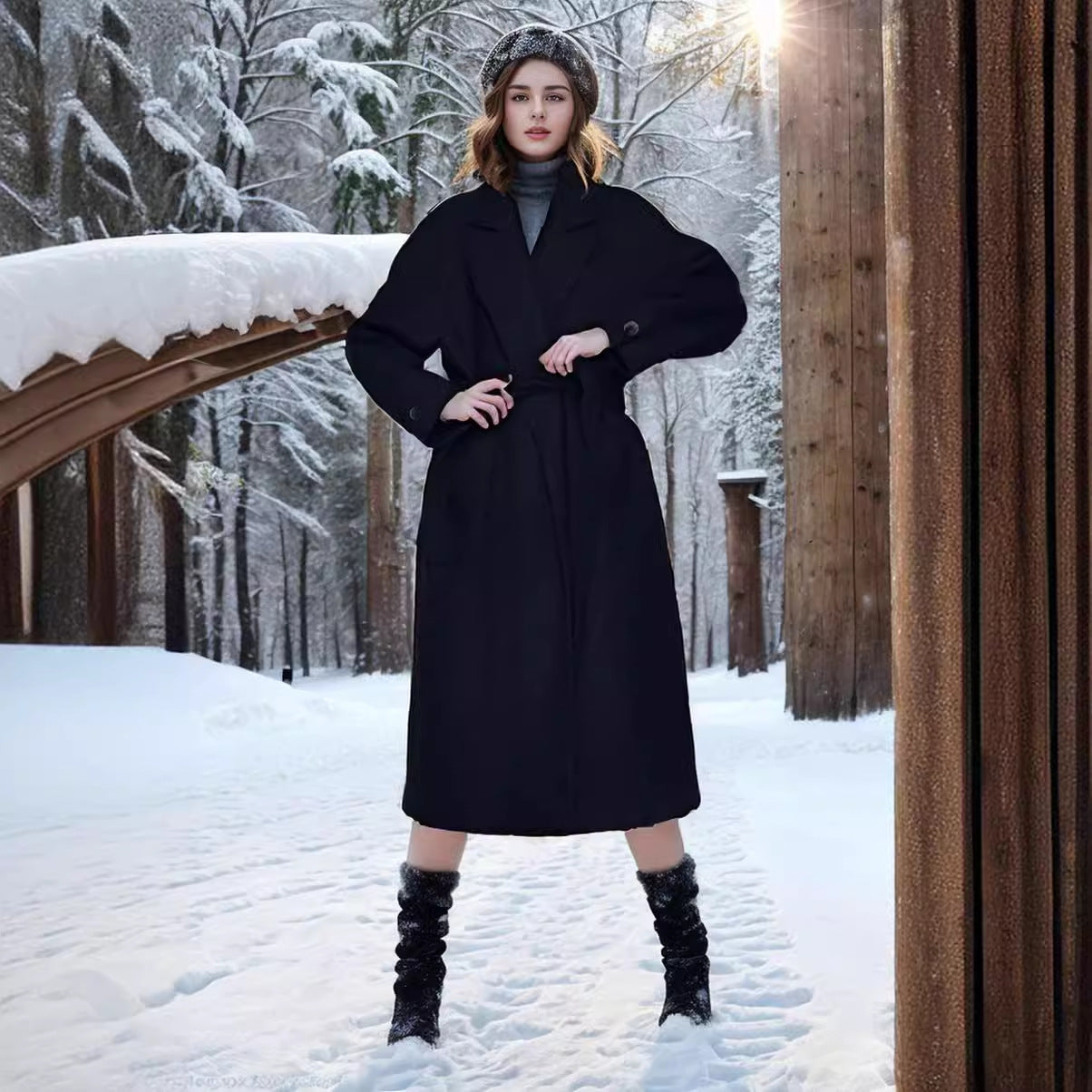 Premium Tan Wool Winter Overcoat