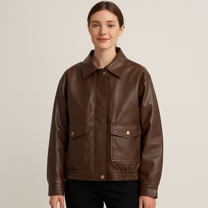 Chic Vegan Coat with Tie Front - OutfitLondon