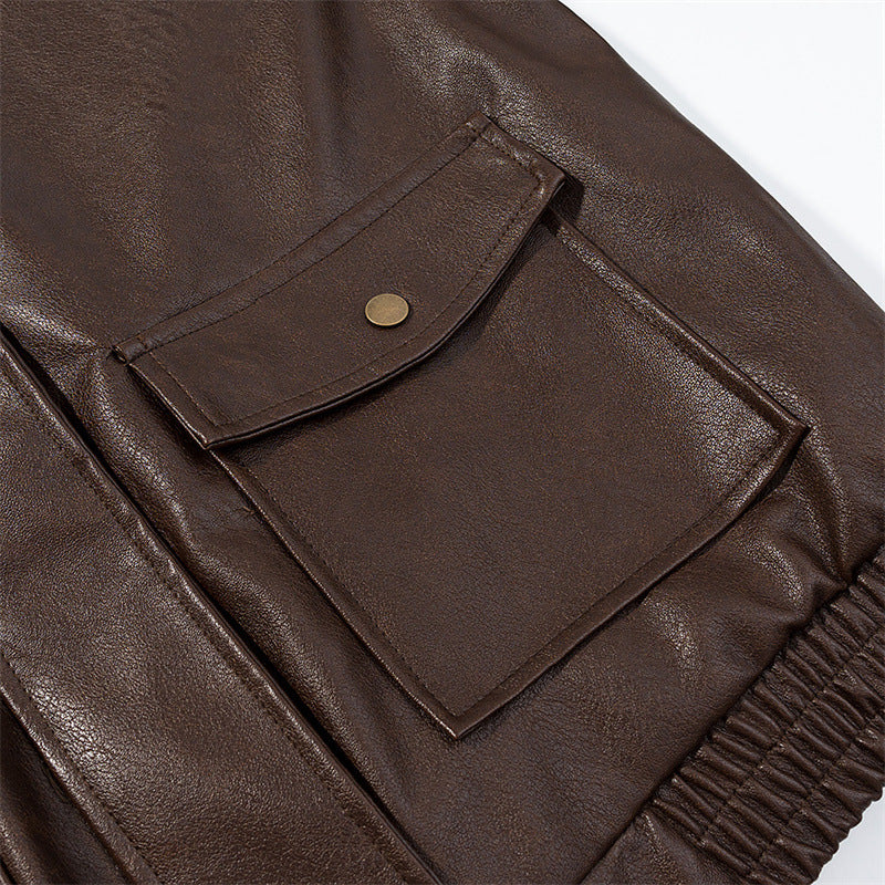 Chic Vegan Coat with Tie Front