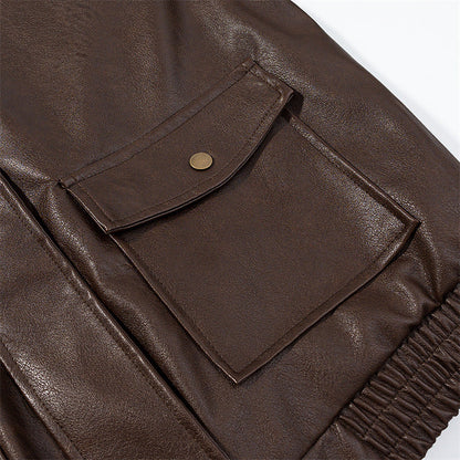 Chic Vegan Coat with Tie Front