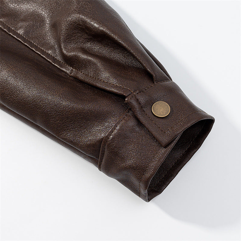 Chic Vegan Coat with Tie Front