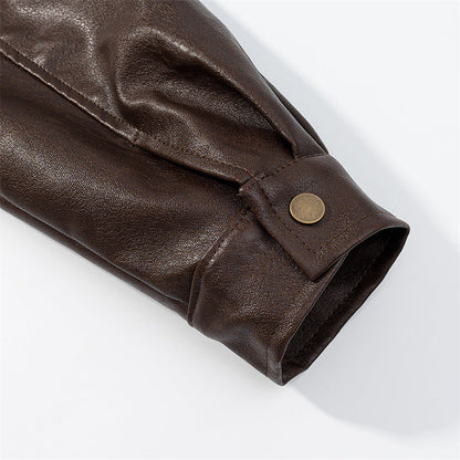 Chic Vegan Coat with Tie Front