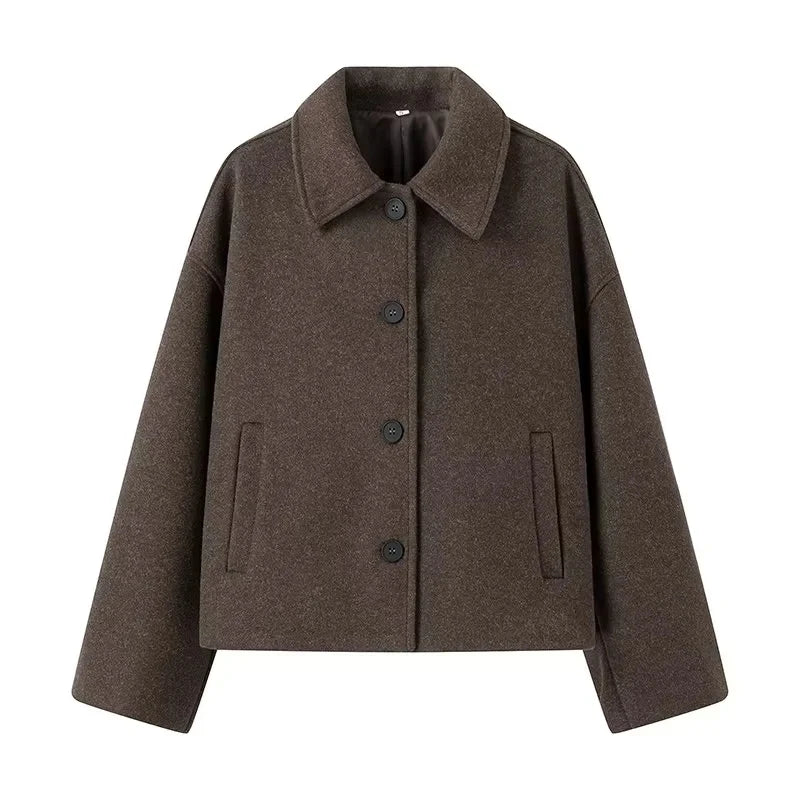 Comfortable Women's Oversized Coat - OutfitLondon