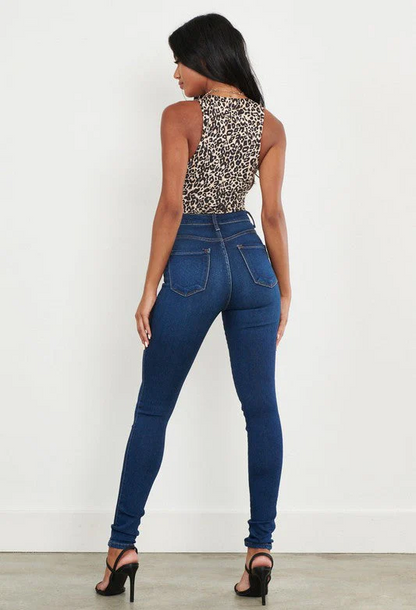 Women's High Rise Slim Fit Jeans