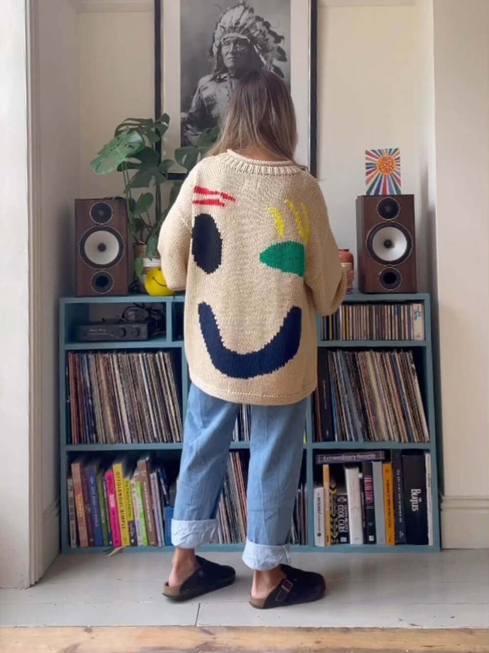 Cozy Large Knit Women's Sweater