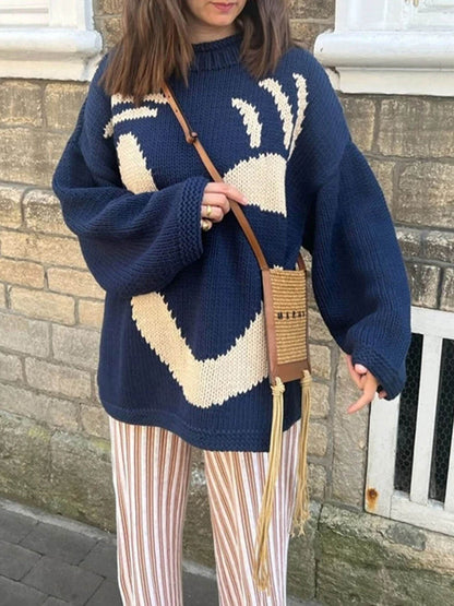Cozy Large Knit Women's Sweater