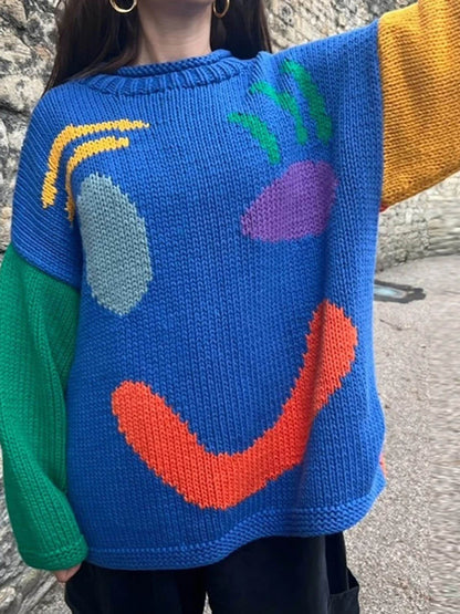 Cozy Large Knit Women's Sweater